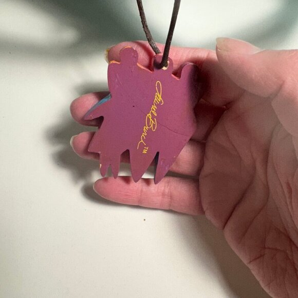 Laurel Burch Join Hands Open Heart People Cat Bird Heart Flower ML Tote - Picture 4 of 12